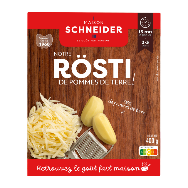 Rosti à poeler rapide à préparer